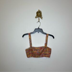 Song of Style Lyric Tweed Top XS